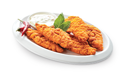 Hot Tenders (Spicy boneless breaded fillets)