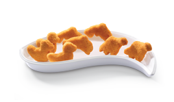 Fun Nuggets (Breaded nugget shaped chicken patties)