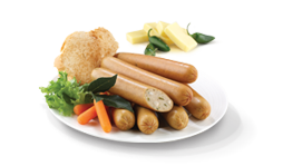 Jumbo Frank Sausage (with jalapeño peppers and cheese)