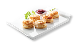 Puff Patteze (Golden baked puff pastry with spicy chicken filling)