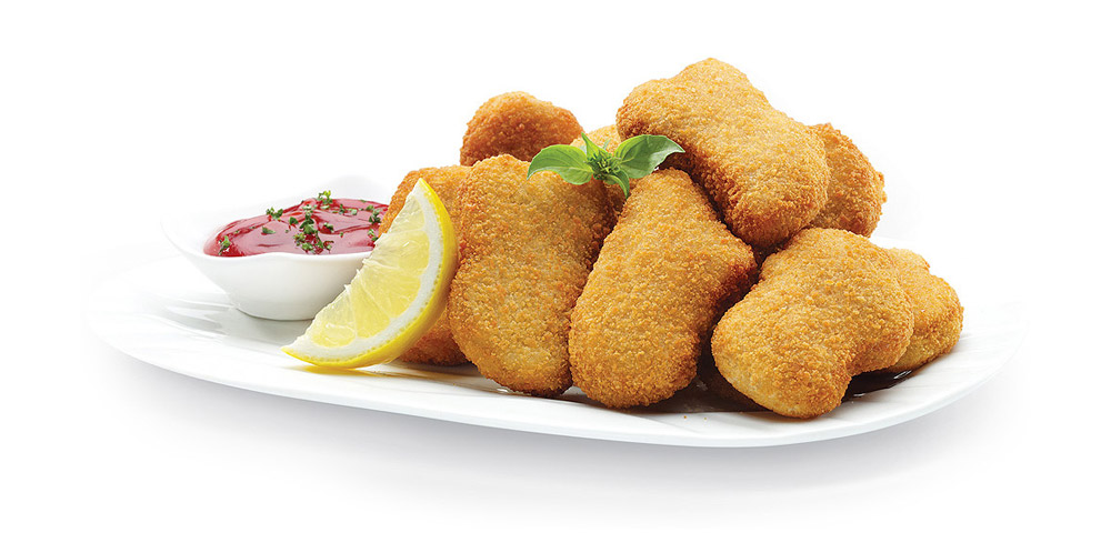 Nuggets (Breaded nugget shaped chicken patties)
