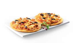 Tikka Pizzetta (Mini pizza with tikka topping)