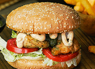 Mughlai Tikka Burger