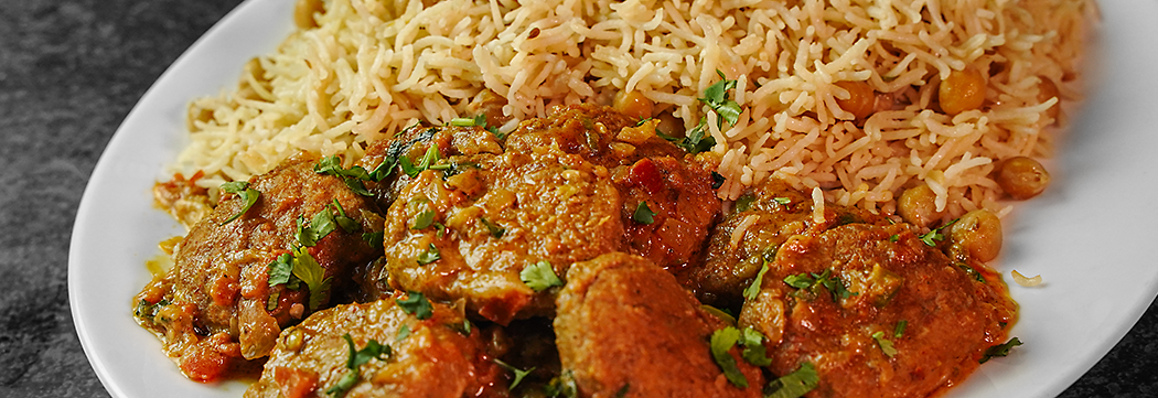 Kabab Tikki Chana Pulao