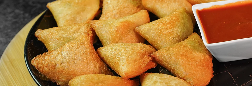 Mini Bread Tikka Samosa