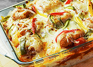 Nuggets with Salsa & Mashed Potatoes