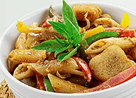 Fajita Pasta with Nuggets