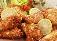 Wings with Lemon Sauce