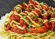 Singaporean Style Rice Platter