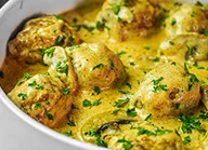 Creamy Mushroom Meatballs