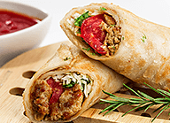 Shami Kabab Paratha Roll