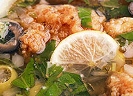 Tender Pops Olive and Oregano Soup