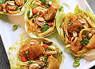 Chicken and Mushroom San Choy Bow