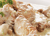 Combo Wings with White Mushroom Sauce