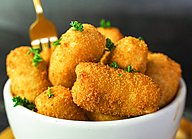 Creamy Croquettes Fettuccine Pasta