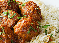 Tandoori Kofta Curry with Garlic Rice