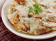 Mortadella Slices Spanish Omelette