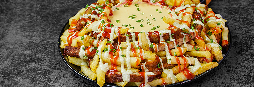 Chapli Kabab Lava Fries