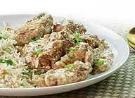 Wings with Mushroom Sauce