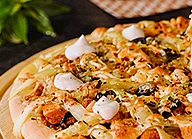 Fettuccine Pasta Pizza